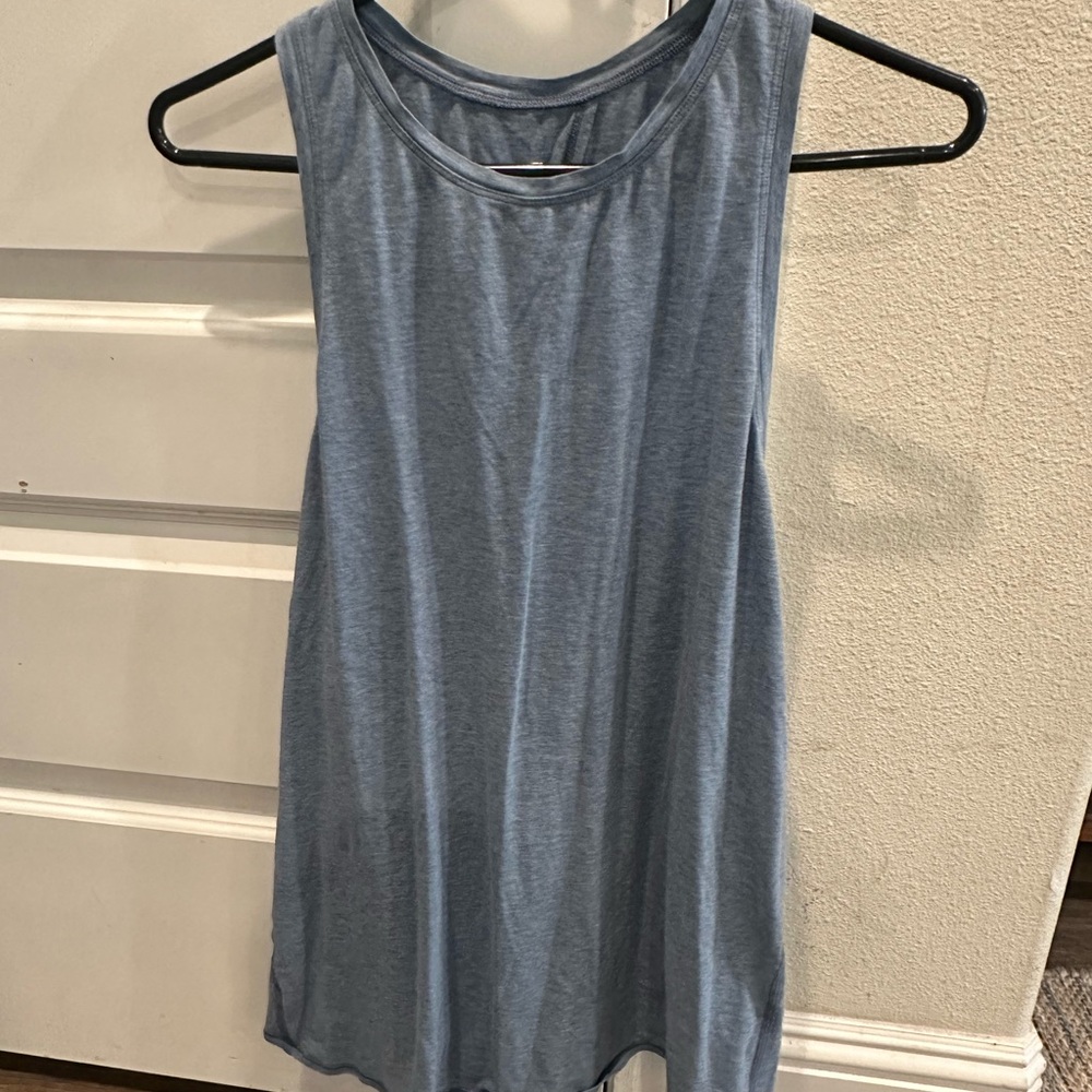 lululemon athletica Blue Muscle Tee Sleeveless Relaxed Tank Top